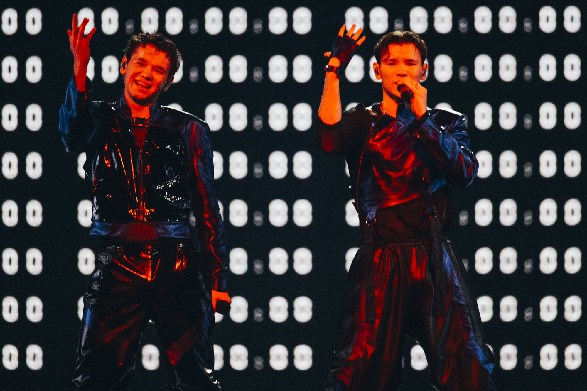 Marcus & Martinus performing Unforgettable for Sweden at the First Semi-Final at Malmö Arena