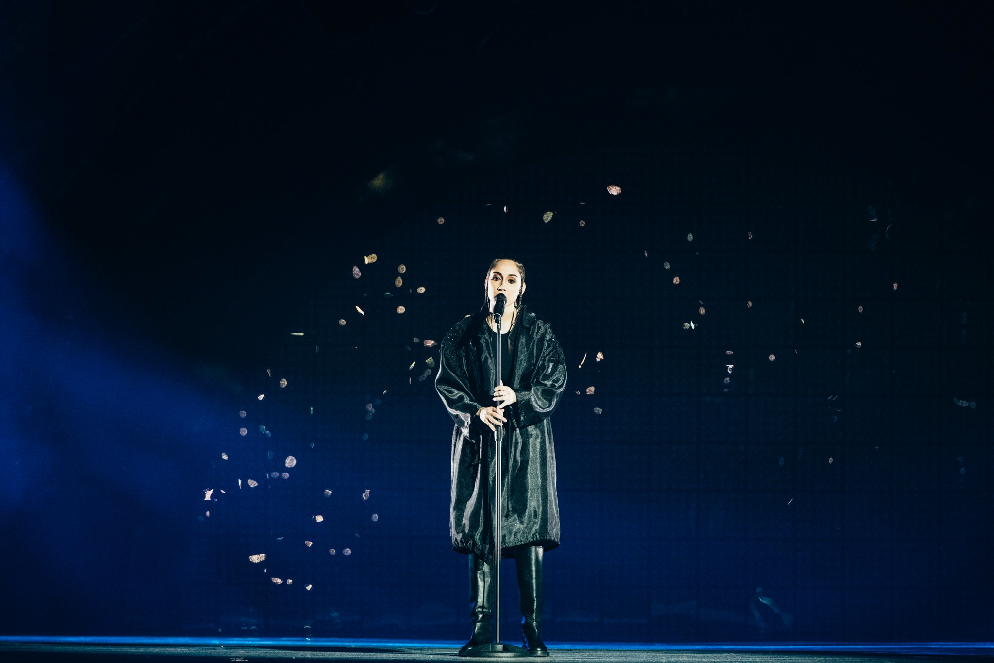North Macedonia’s Andrea at the Second Semi-Final