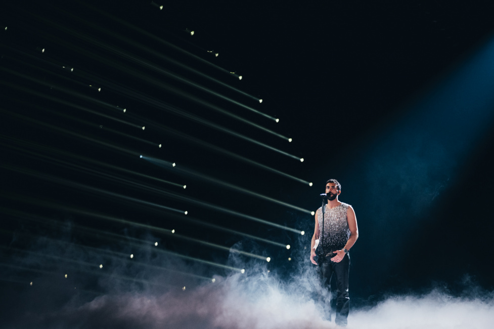 Marco Mengoni, Italy's 2023 representative, at the 2023 Eurovision Song Contest