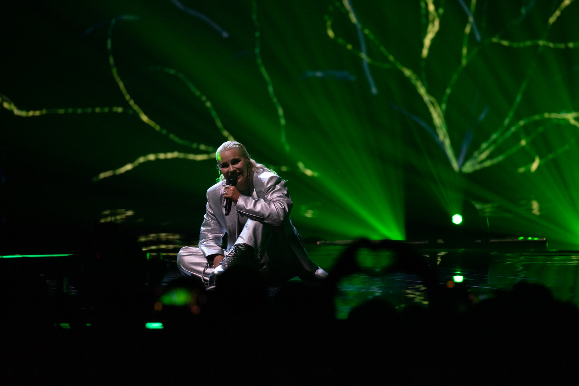 Diljá performed Power for Iceland at the Second Semi-Final at Liverpool Arena