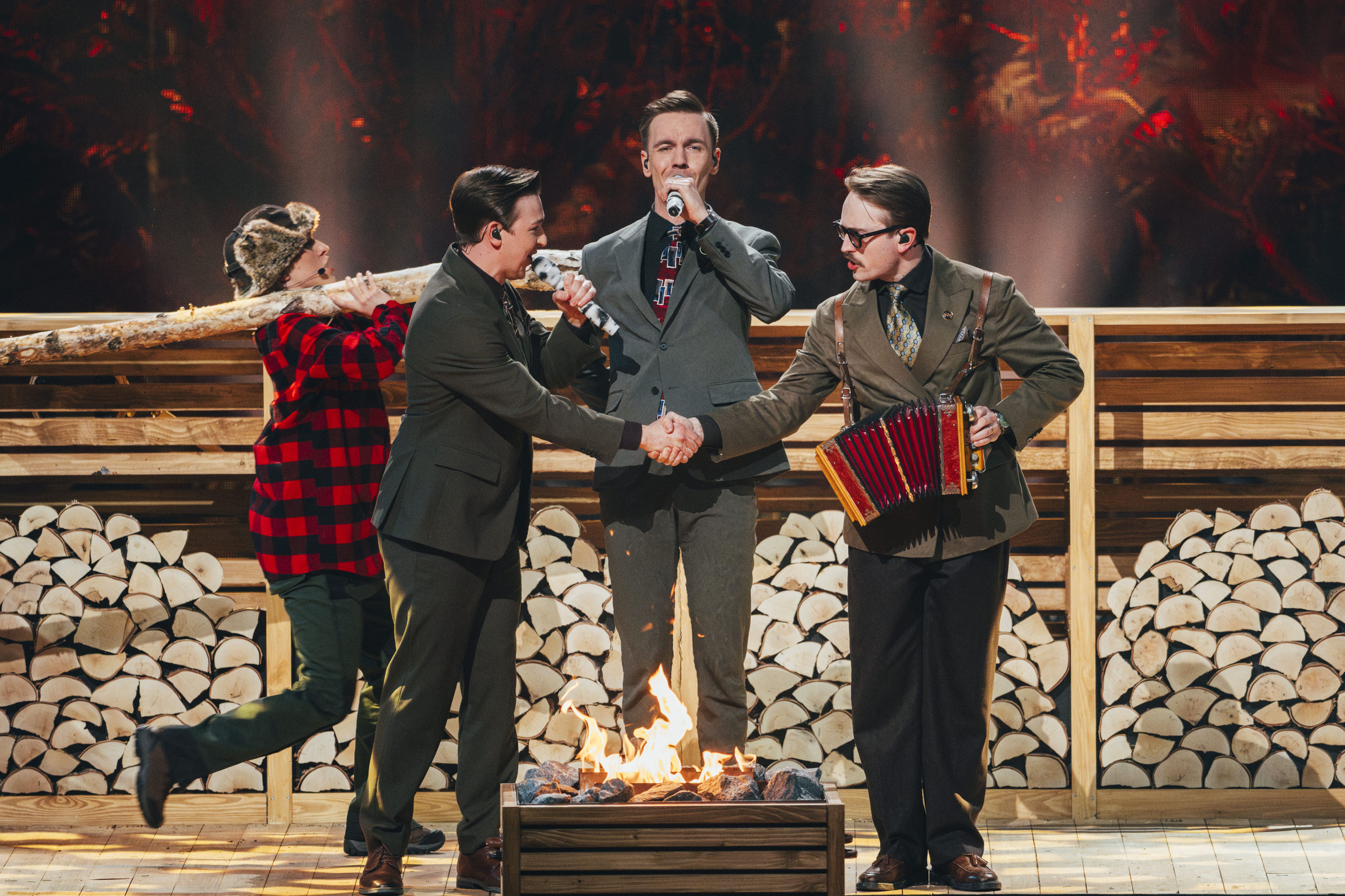 KAJ, representing Sweden - which has confirmed Eurovision 2026 participation