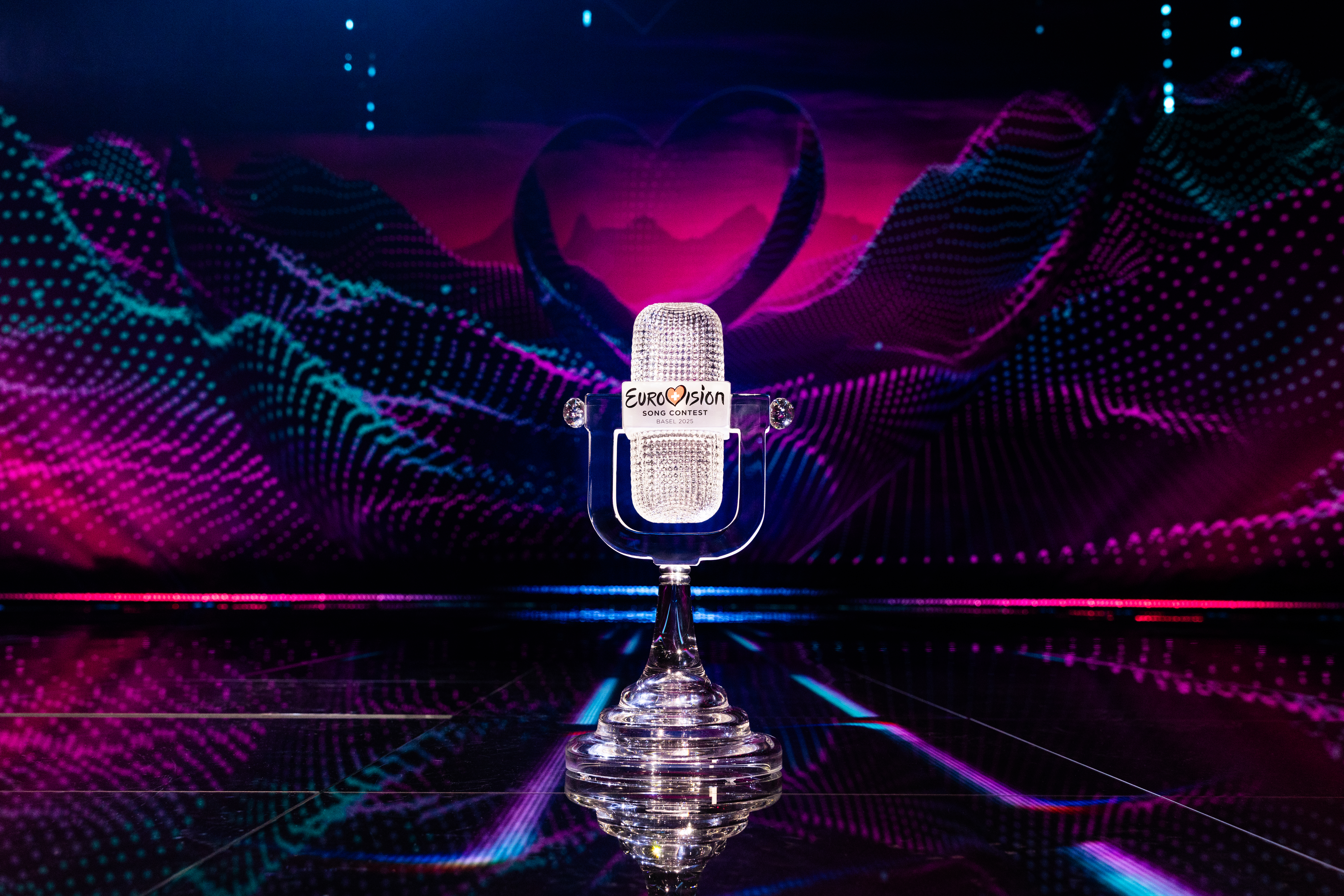 Trophy of Eurovision 2025 - use in liveblog