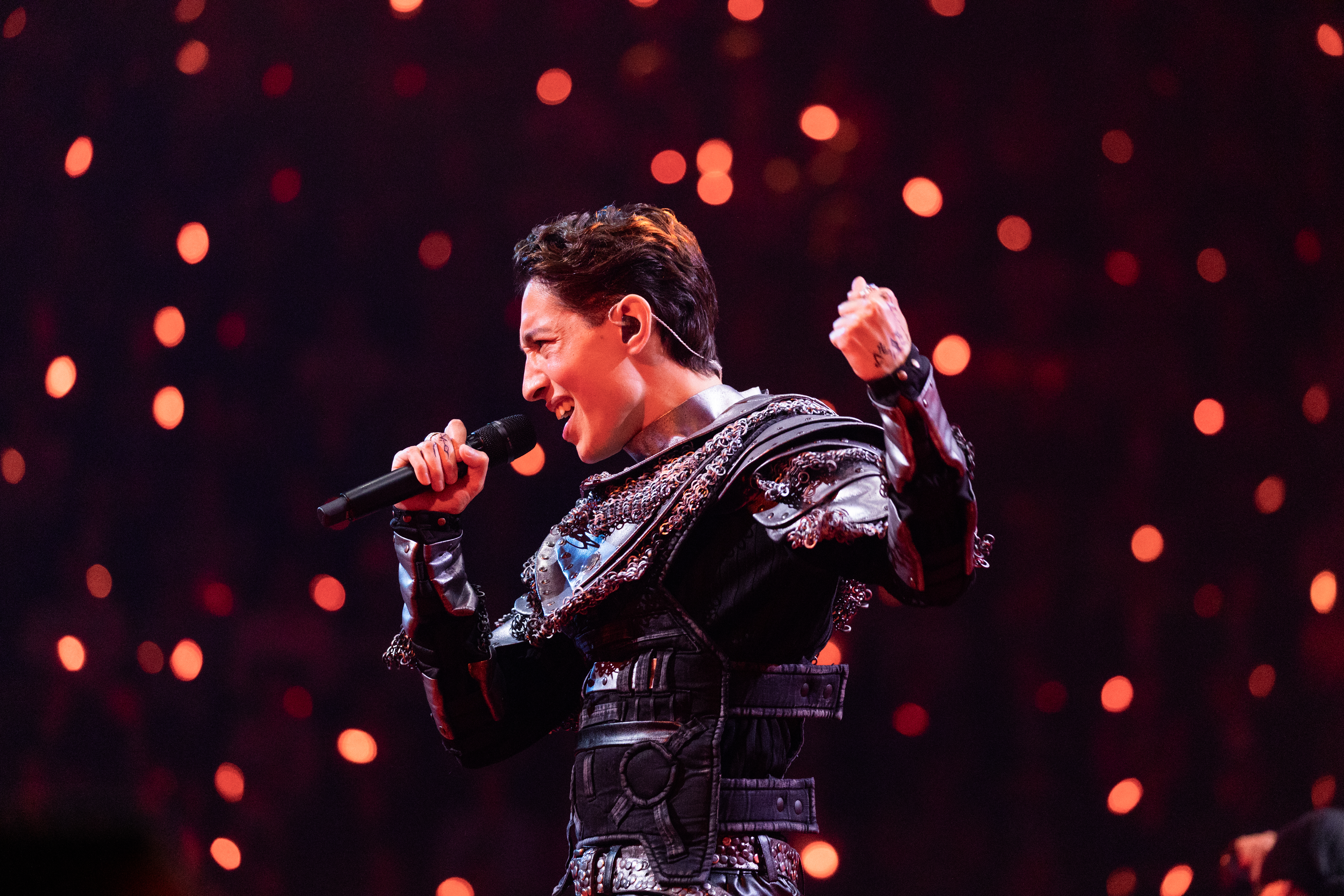 Kyle Alessandro from Norway performed Lighter in the Grand Final of Eurovision 2025 in Basel, Switzerland on behalf of NRK