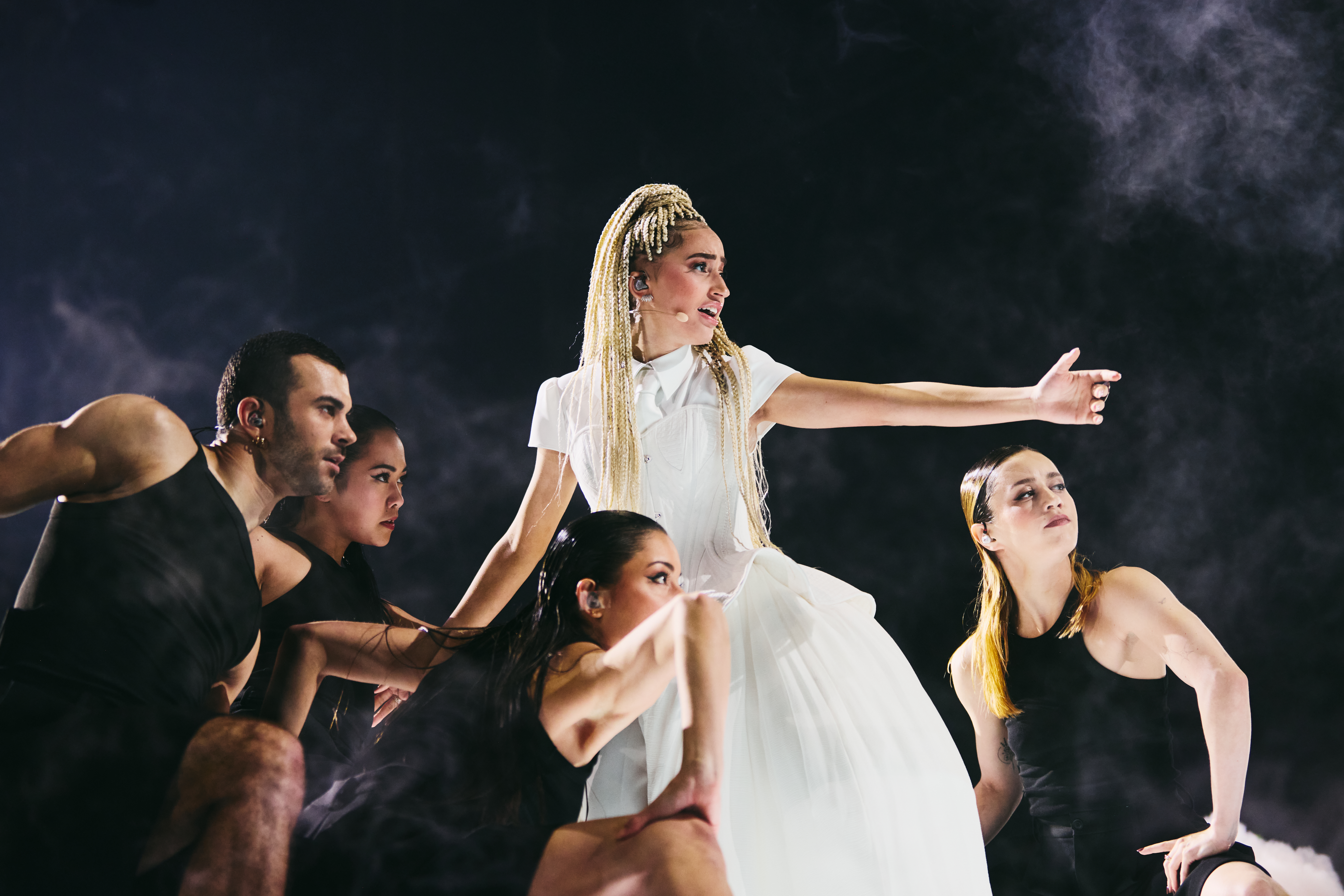 Monroe, who represented France at Eurovision 2026