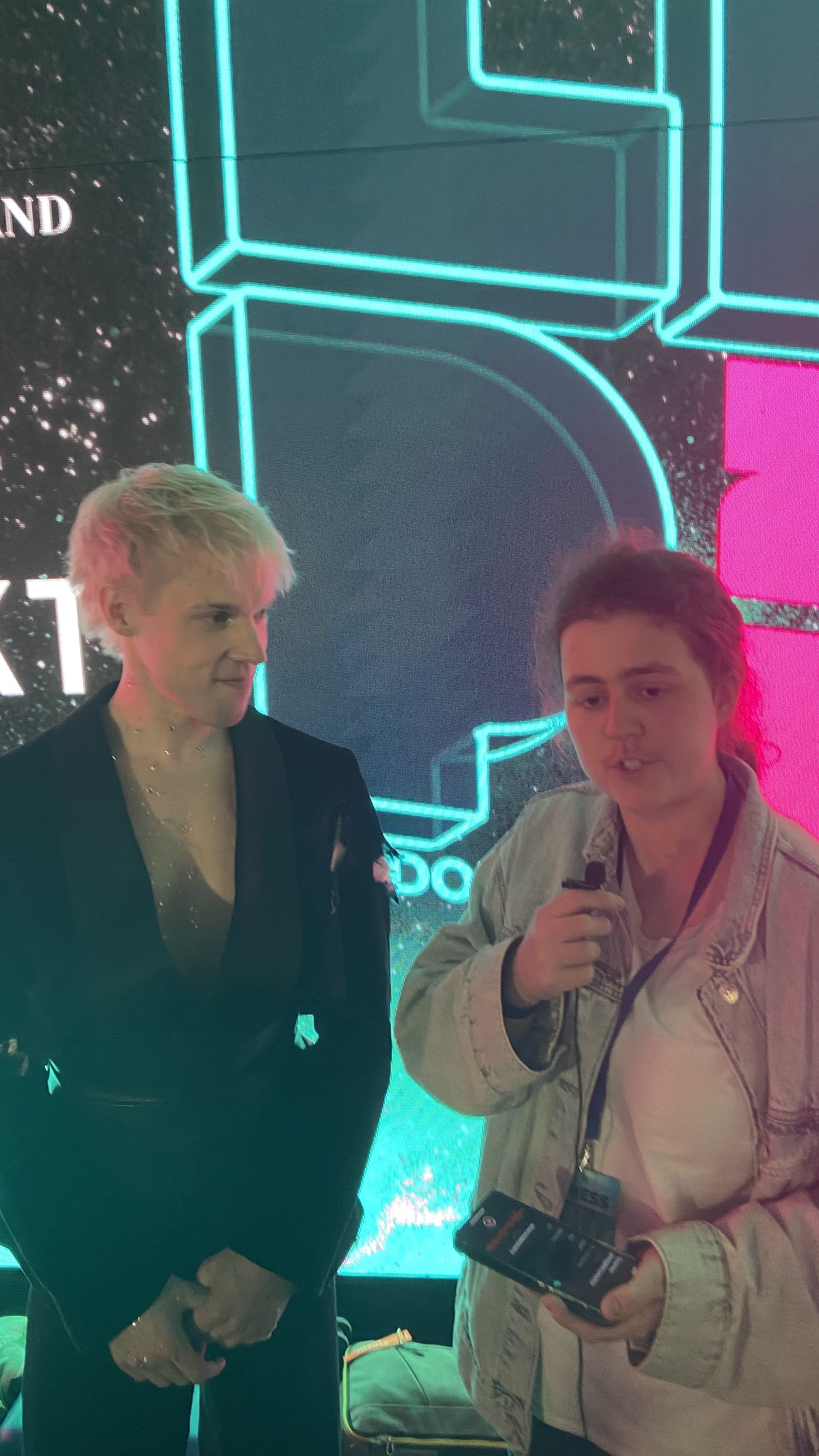 Mustii interview at London Eurovision Party 2024