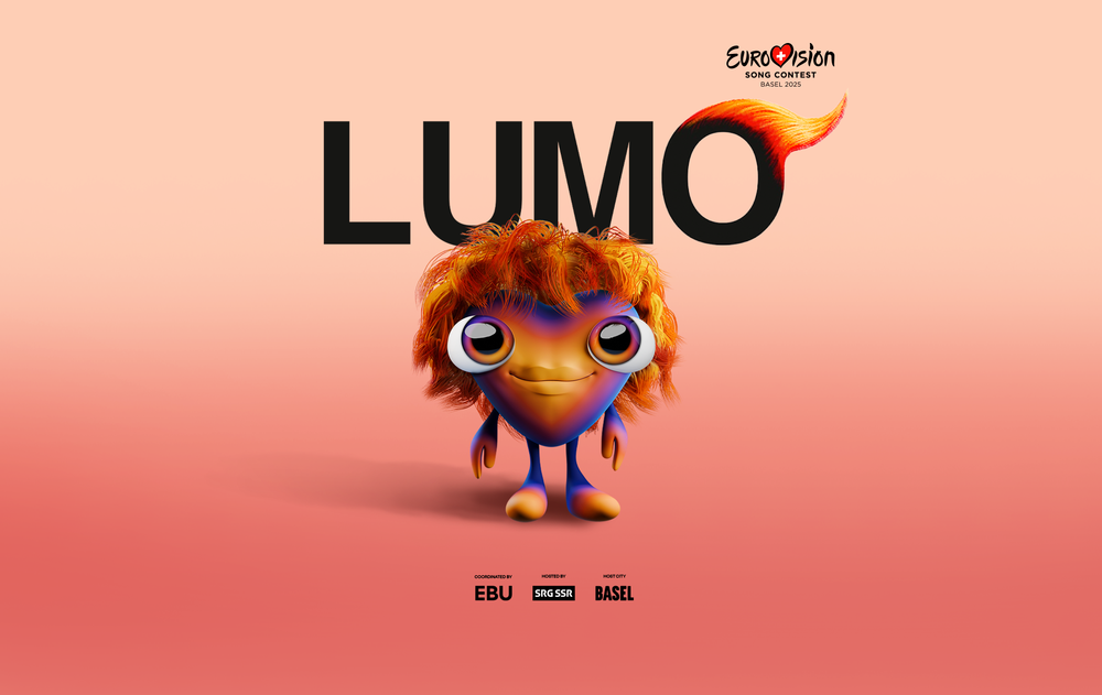 Lumo, the mascot for Eurovision 2025. Credit: SRG SSR