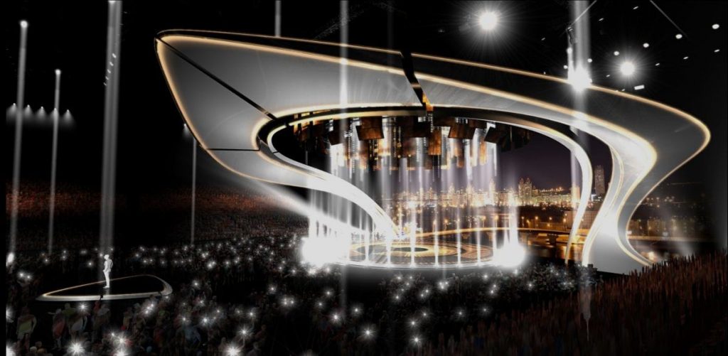 Florian Wieder Eurovision 2017 stage design