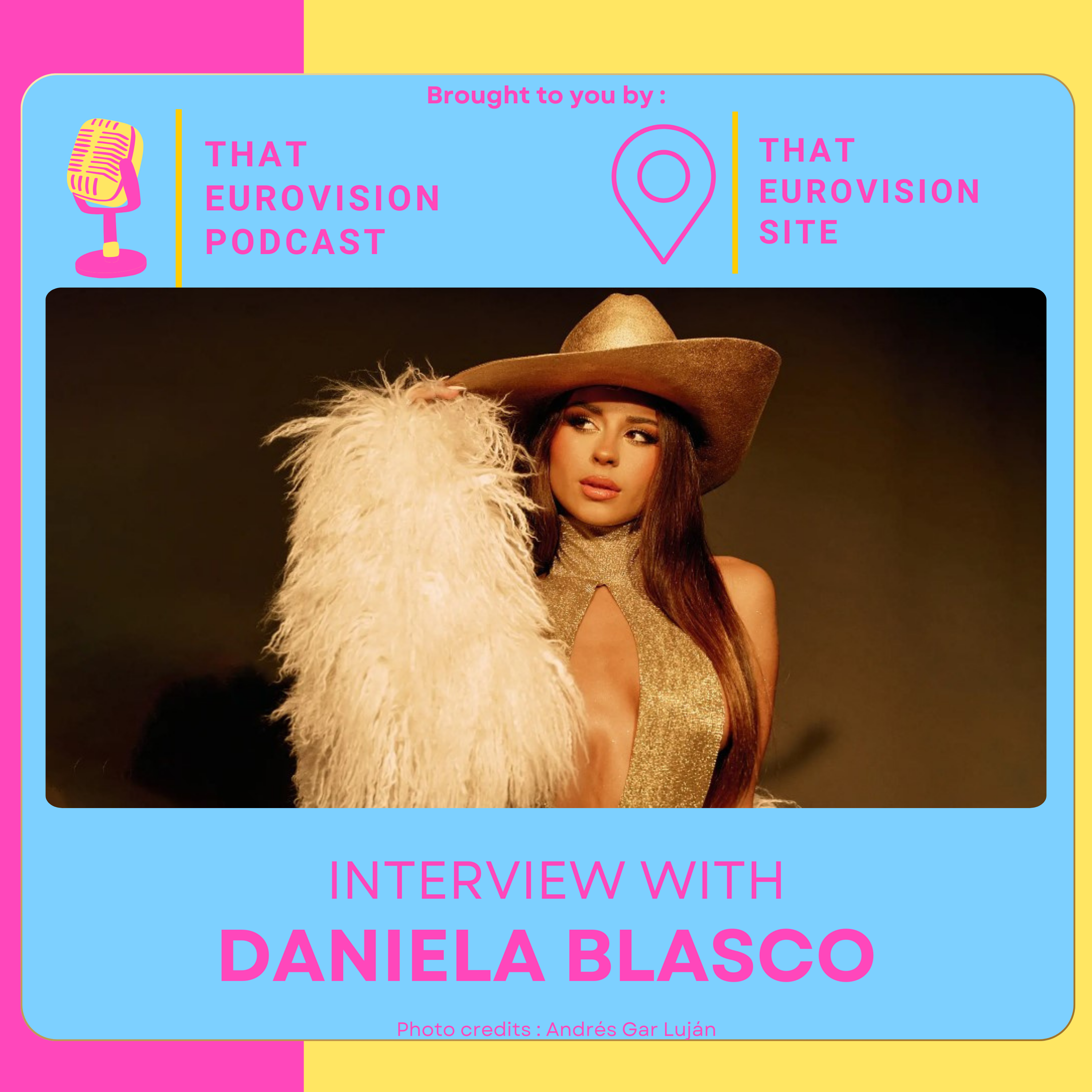 That Eurovision Podcast cover for Interview with Daniela Blasco