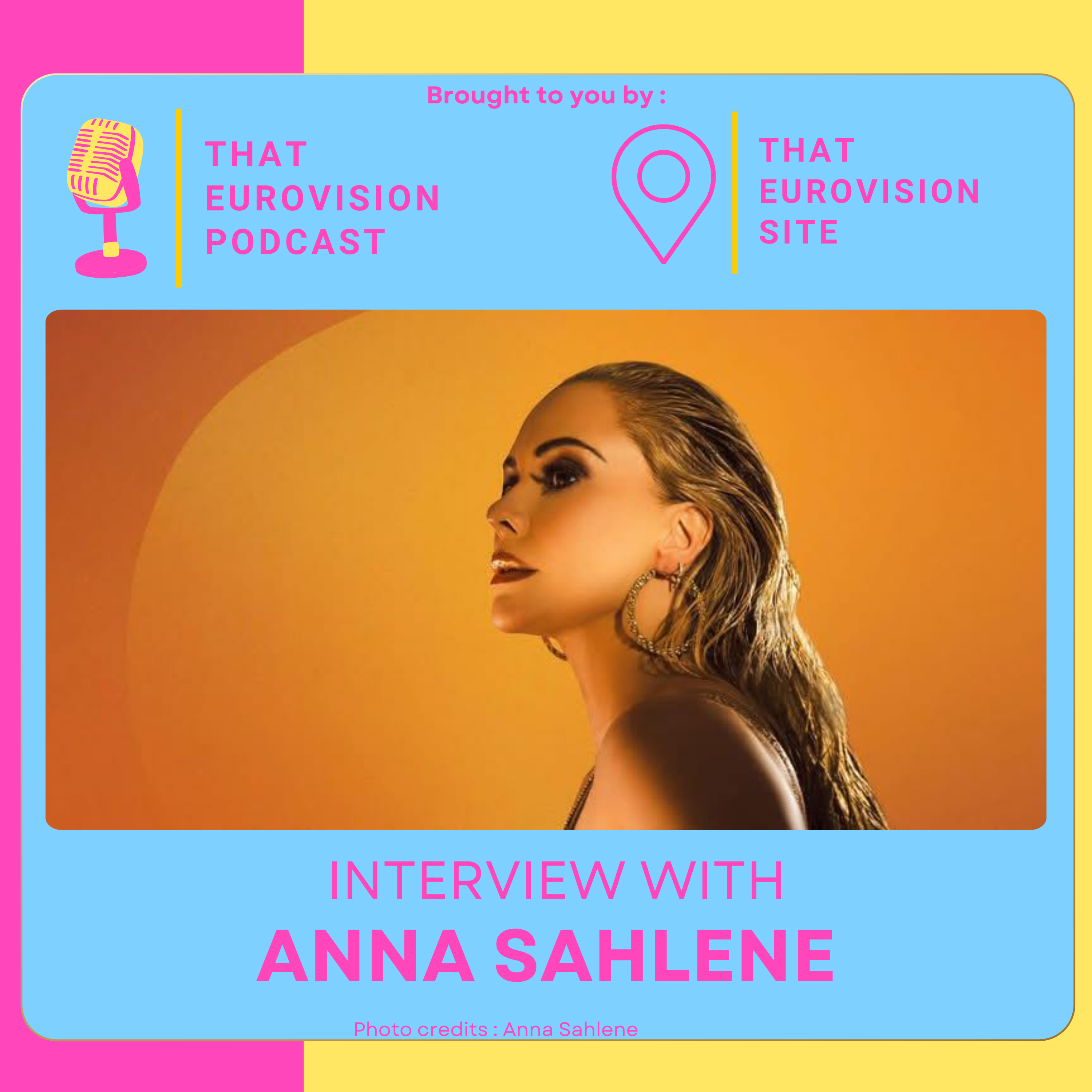 Interview artwork featuring Anna Sahlene