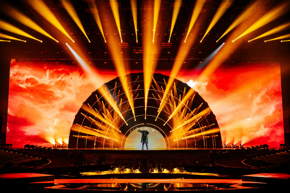 Andrea, North Macedonia's representative at the 2022 Eurovision Song Contest in Turin, Italy.