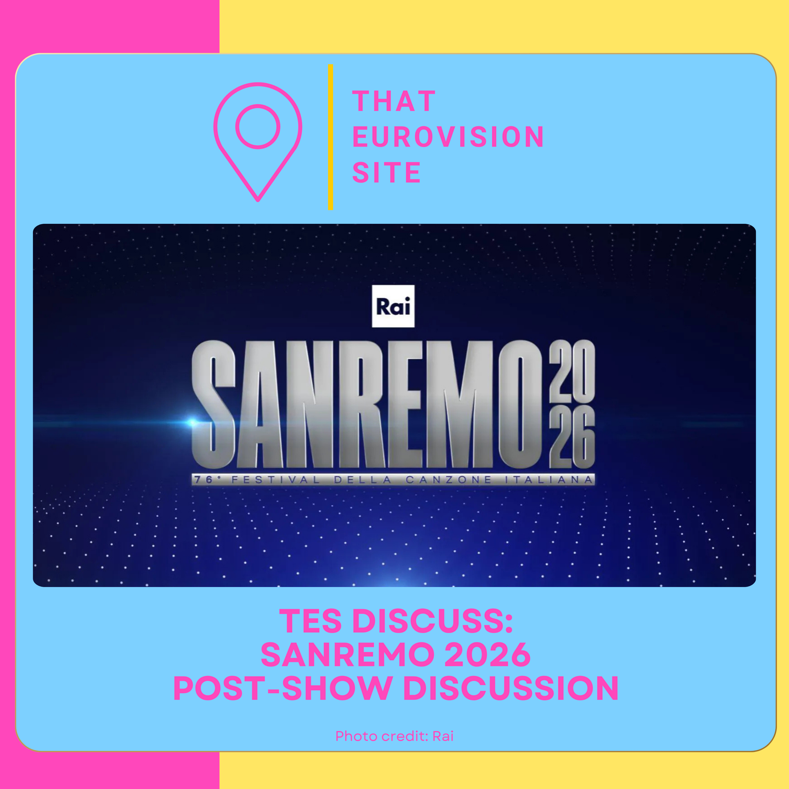 TES Discuss: Sanremo 2026 Post-Show Discussion – Italy