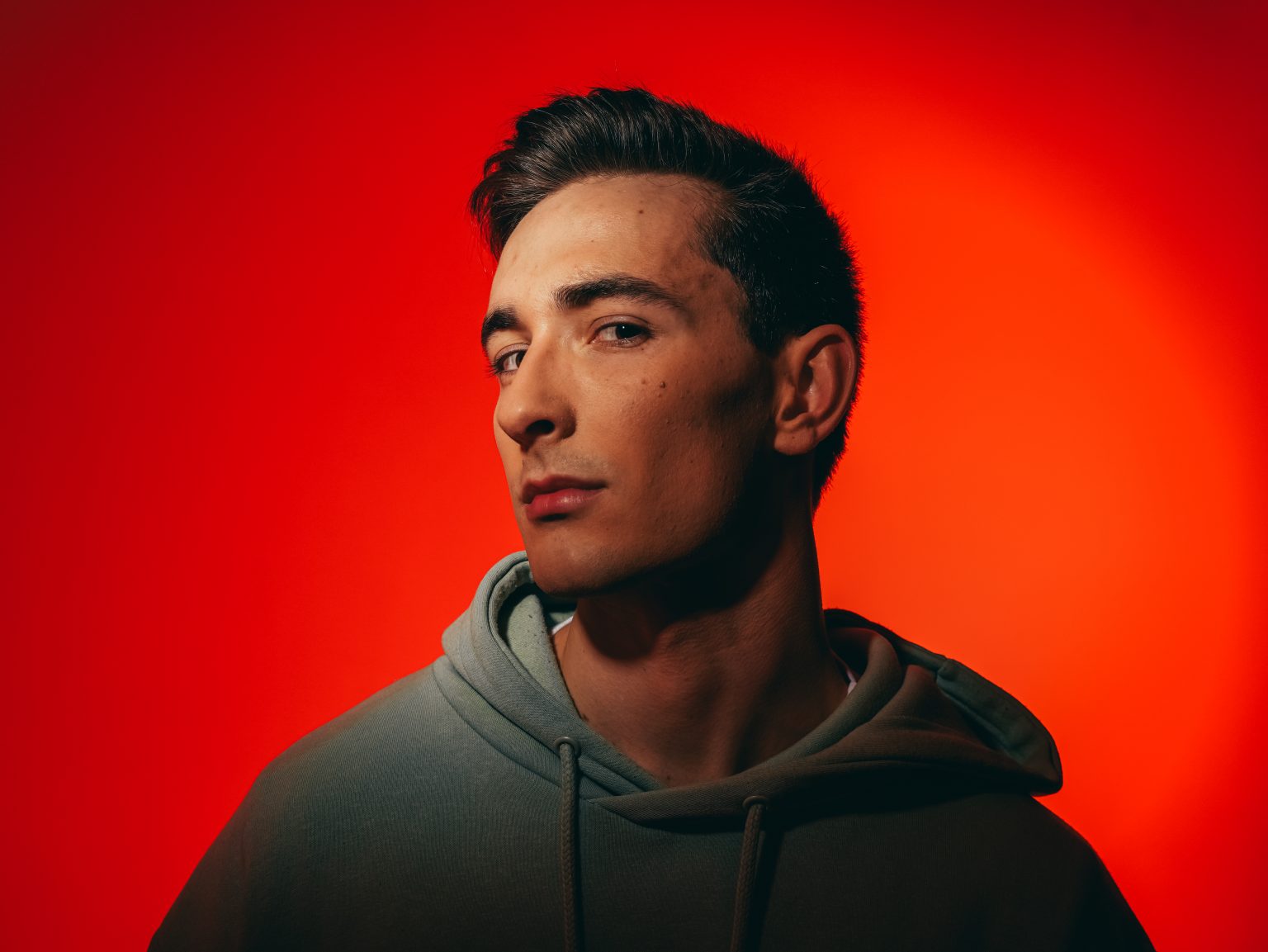 Alexander Teslenko in a promotional image for "Місяць". Credit: TESLENKO