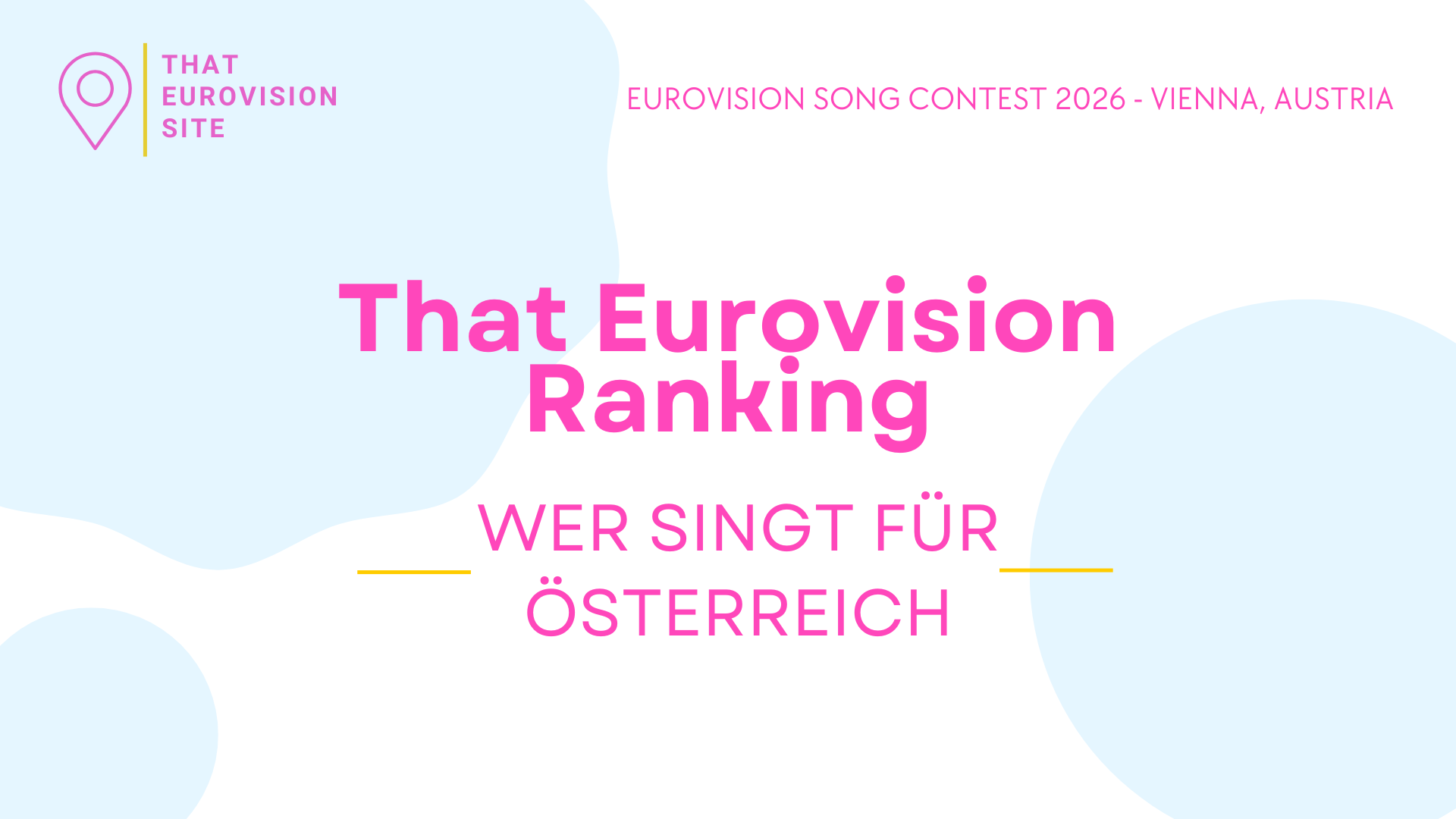 🇦🇹 TES Ranks: Wer singt für Österreich 2026