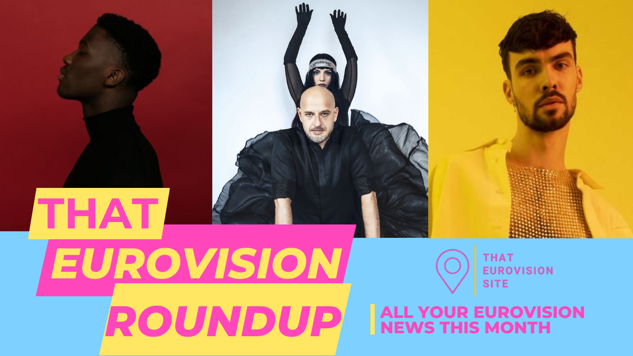That Eurovision Roundup video cover featuring Claude, Shkodra Elektronike and ADONXS