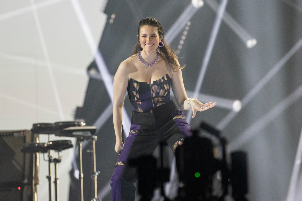 We Are Domi on stage Eurovision 2022