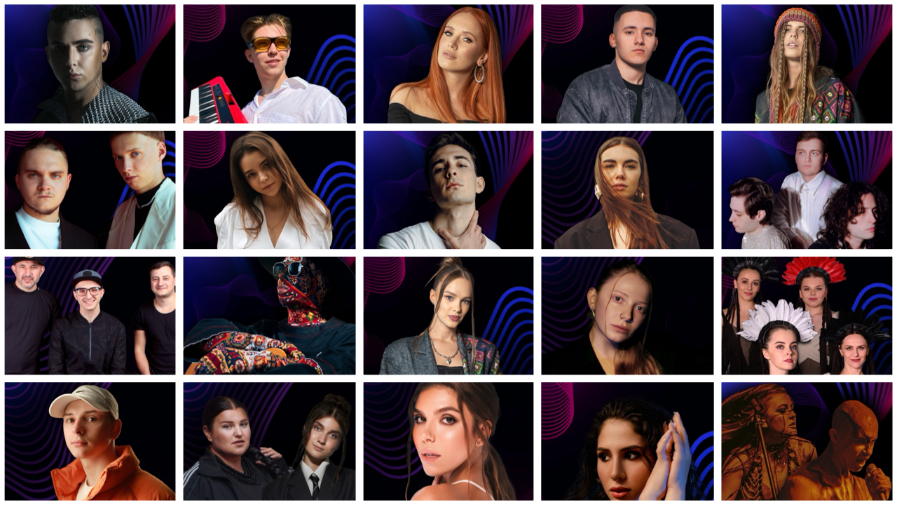 Ukraine's Vidbir 2024 longlist participants