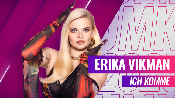 Erika Vikman's promotional image for UMK 2025. Credit: Yle / Nelli Kenttä