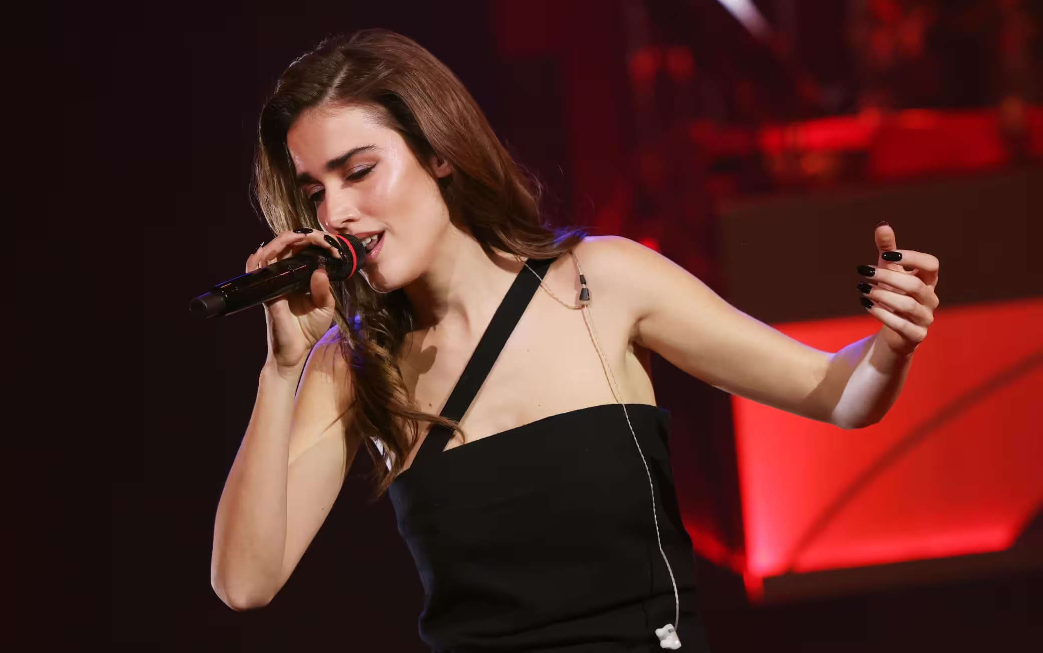 Winner of the previous Sanremo Giovani Clara Image Credit: Getty