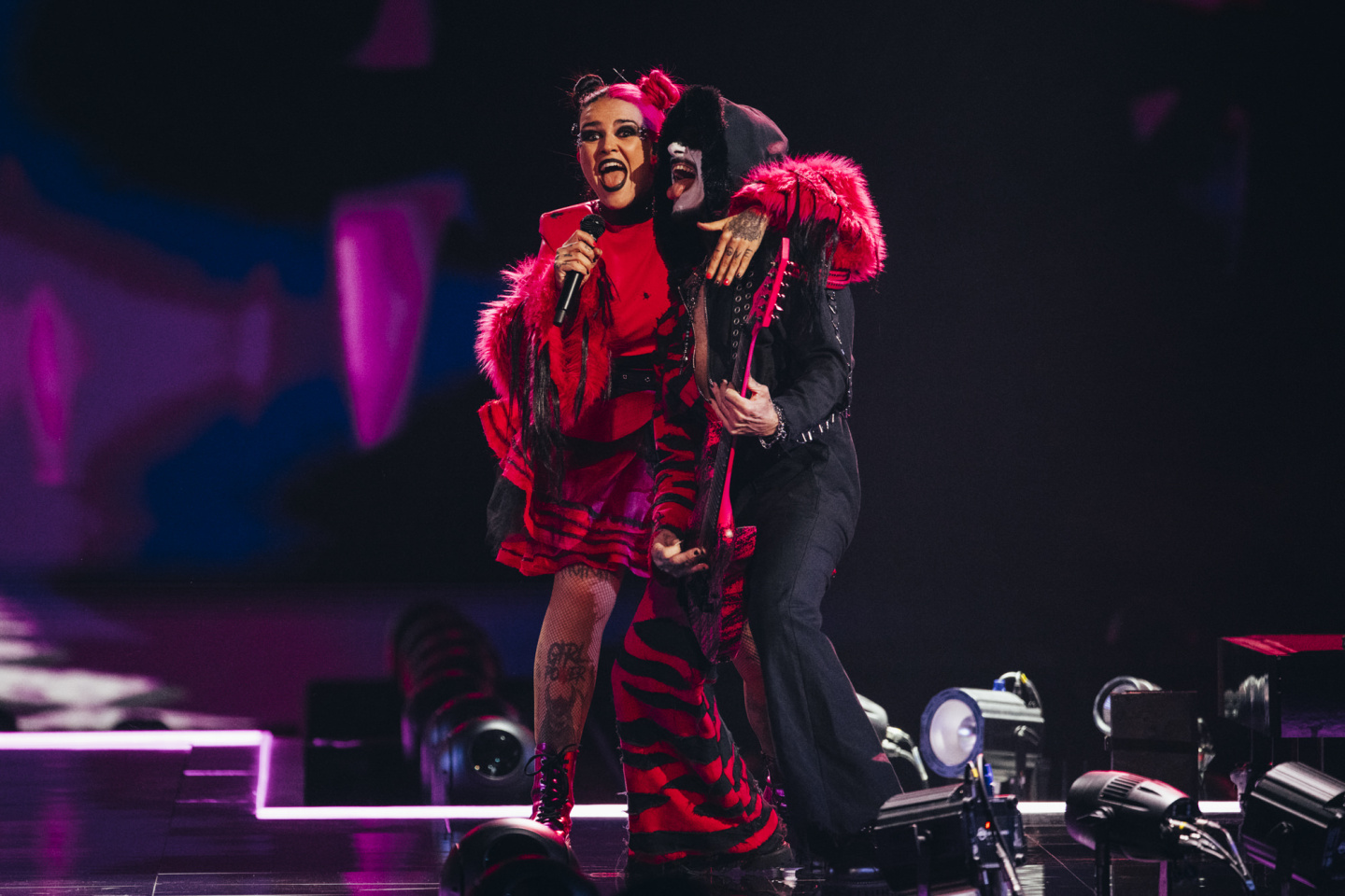 Megara at the semi final Credit: Sarah Louise Bennett / EBU