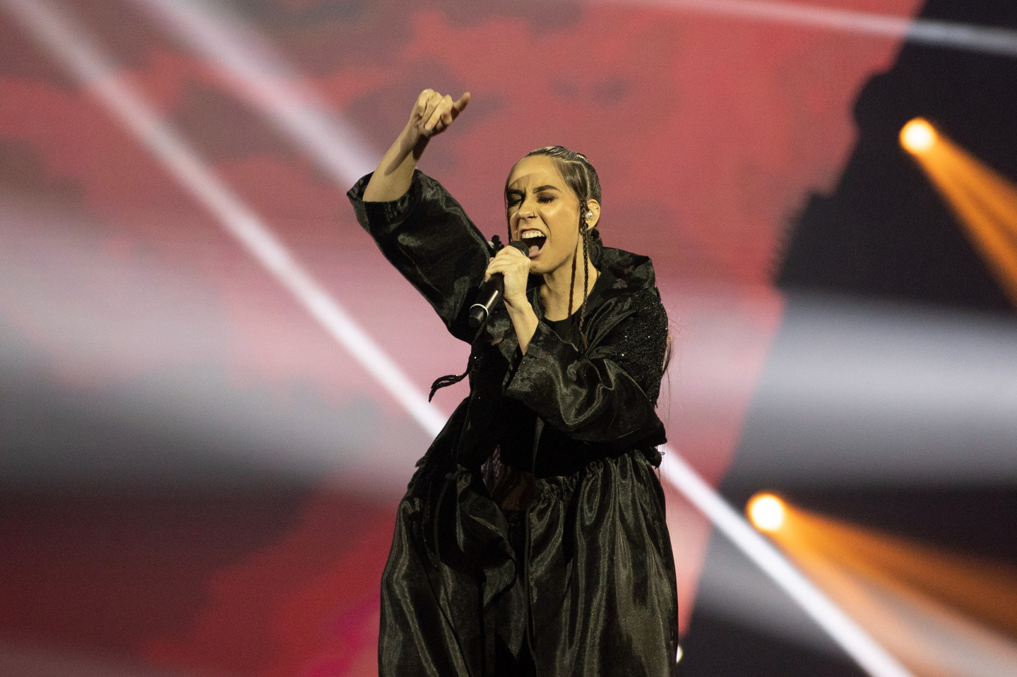 Andrea was the last participant from North Macedonia Image credit: Andres Putting / EBU