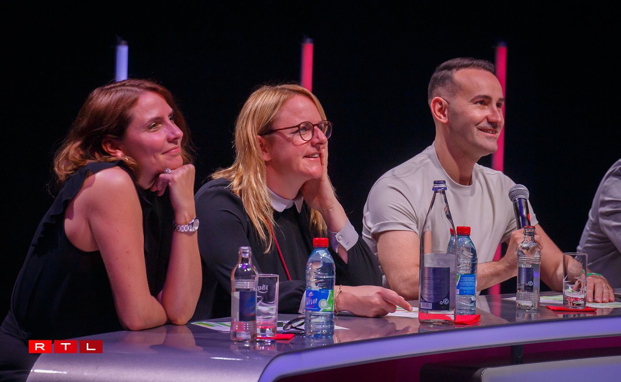 Panel screening artists at Luxembourgish national selection