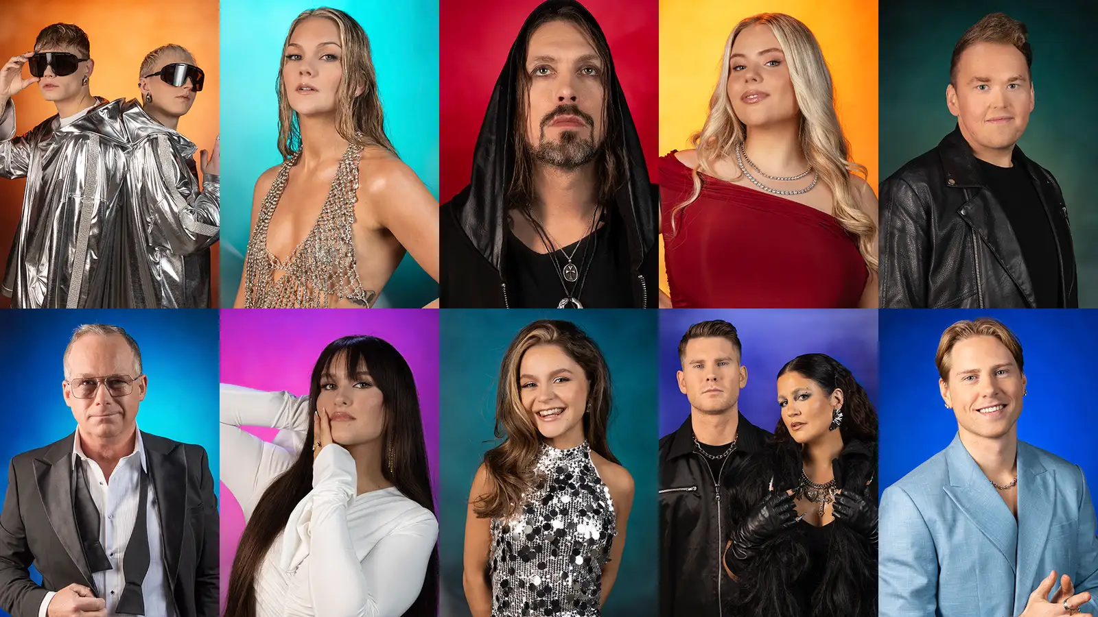 Söngvakeppnin 2025 Artists (Credit: Ragnar Visage)